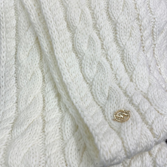 NWT Michael Kors French Chunky Cable Knit Infinity Scarf - Picture 11 of 12